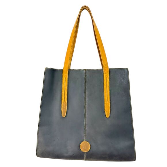 Bellissima Minimalist Leather Shoulder Bag Tote Gray Magnetic Closure - Picture 1 of 10
